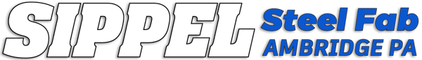 Sippel Steel Fab Logo White & Blue